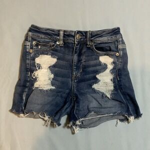 American Eagle Next Level Stretch Hi Rise Shortie Shorts Size 2